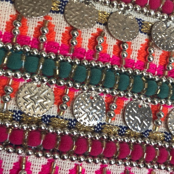 Express Pink Fringe Clutch - Picture 8 of 12